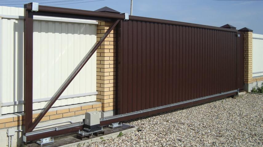 ворота из профлиста в Нальчике